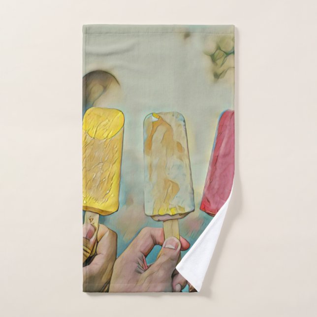 Farbige Eis-Populationen Handtuch (Handtuch)