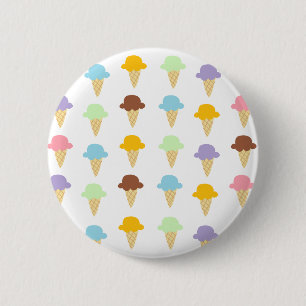 Farbige Eiscreme Button