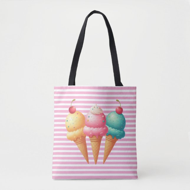 Farbige Eiscreme Tasche (Vorderseite)