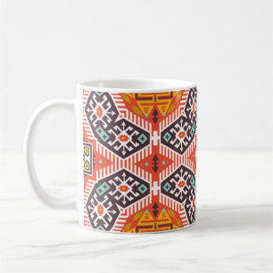 Farbige ethnisch nahtlose Stammesmuster Kaffeetasse