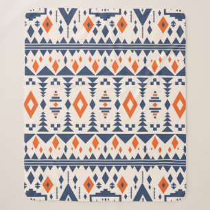 Farbige ethnisch nahtlose Stammesmuster Sherpadecke