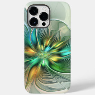 Farbige Fantasie Moderne Abstrakte Blume Fraktal Case-Mate iPhone 14 Pro Max Hülle