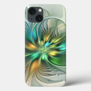 Farbige Fantasie Moderne Abstrakte Blume Fraktal Case-Mate iPhone Hülle