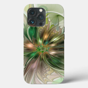 Farbige Fantasie Moderne Abstrakte Fraktale Blume Case-Mate iPhone Hülle