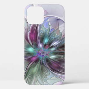 Farbige Fantasy-Abstrakte Moderne Fraktal-Blume Case-Mate iPhone Hülle
