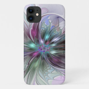 Farbige Fantasy-Abstrakte Moderne Fraktal-Blume Case-Mate iPhone Hülle