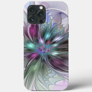 Farbige Fantasy-Abstrakte Moderne Fraktal-Blume Case-Mate iPhone Hülle