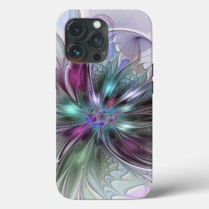 Farbige Fantasy-Abstrakte Moderne Fraktal-Blume Case-Mate iPhone Hülle