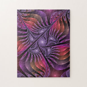 Farbige Fantasy-Abstrakte moderne violette Fraktal