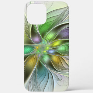 Farbige Fantasy-Blume Moderne Abstrakte Fraktal Case-Mate iPhone Hülle