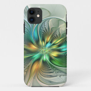 Farbige Fantasy Moderne Abstrakte Blume Fraktal Case-Mate iPhone Hülle