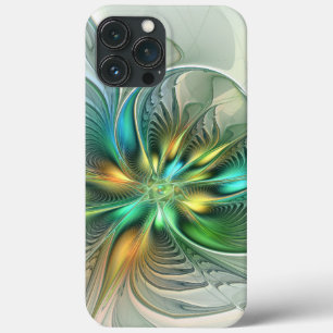 Farbige Fantasy Moderne Abstrakte Blume Fraktal Case-Mate iPhone Hülle