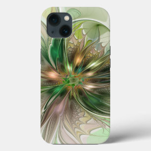 Farbige Fantasy Moderne Abstrakte Fraktal-Blume Case-Mate iPhone Hülle