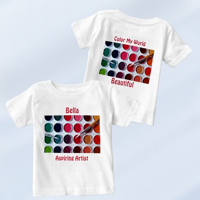 Farbige Farbpalette Playful Baby T-shirt (Von Creator hochgeladen)