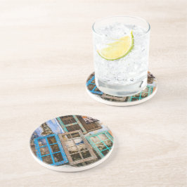 Farbige Fensterrahmen Getränkeuntersetzer