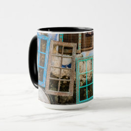 Farbige Fensterrahmen Tasse