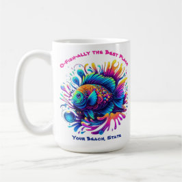 Farbige Fische Kaffeetasse