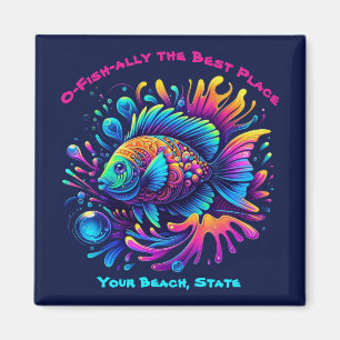 Farbige Fische Magnet