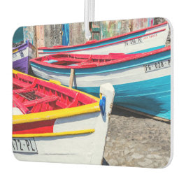 Farbige Fischerboote, Kap Verde Autolufterfrischer