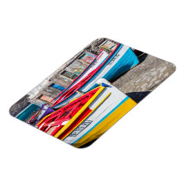 Farbige Fischerboote, Kap Verde Magnet