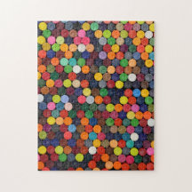 Farbige flache Ende der Stifte abstrakt