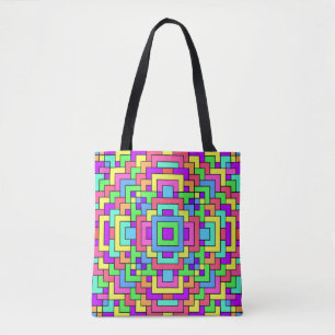 Farbige Fliesen Tasche