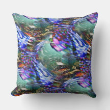 Farbige Fluktuation virtueller Bilder über Schlach