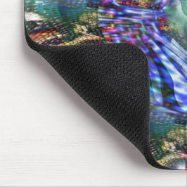 Farbige Fluktuation virtueller Bilder über Schlach Mousepad