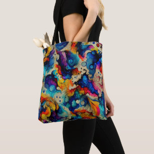 Farbige flüssige Tinte Tasche