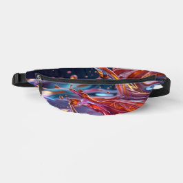 Farbige Flüssigkeiten spritzen Bauchtasche