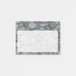 Farbige Flussstein-Kieselsteine-Kunst Post-it Klebezettel