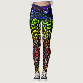 Farbige Formen - AOP Leggings