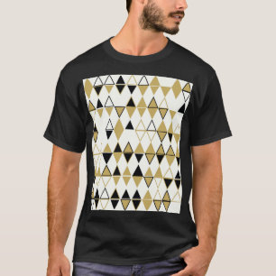 Farbige Formen, geometrisches abstraktes Muster T-Shirt