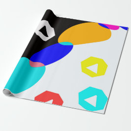 Farbige Formen Geschenkpapier