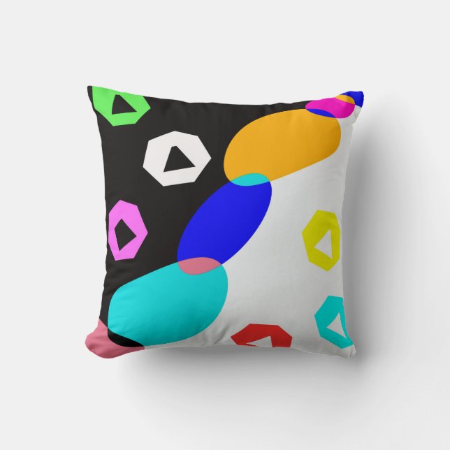 Farbige Formen Kissen (Vorderseite)