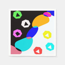 Farbige Formen Serviette