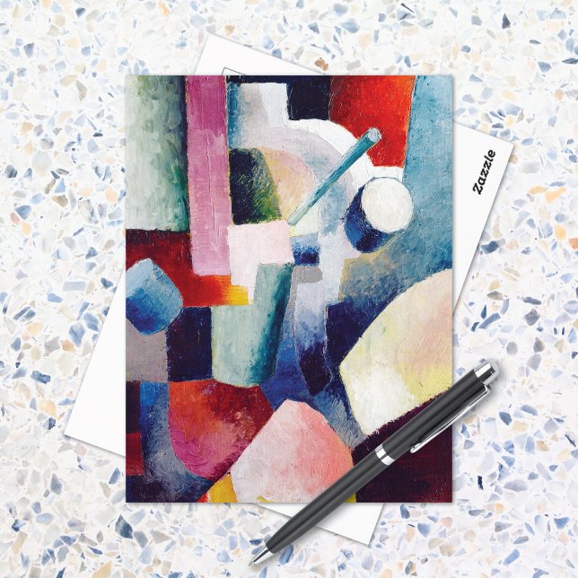 Farbige Formulare 1914 August Macke Postkarte (Von Creator hochgeladen)
