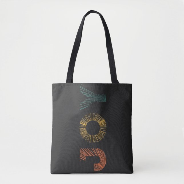 Farbige Freude Tasche (Vorderseite)