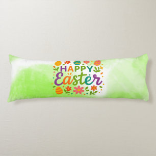 Farbige Frohe Ostern Seitenschläferkissen