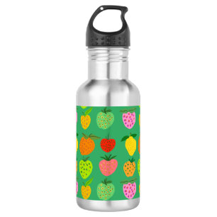 Farbige Früchte Edelstahlflasche