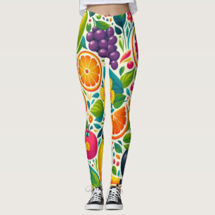 Farbige Früchte Leggings