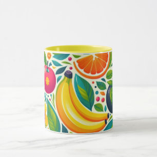 Farbige Früchte Tasse