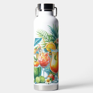 FARBIGE FRUCHTIGE SOMMERGETRÄNKE & FRÜCHTE TRINKFLASCHE