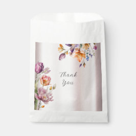 Farbige Frühlingsblumen Fvor-Tasche Geschenktütchen