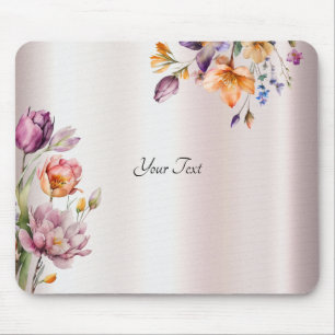 Farbige Frühlingsblumen Mousepad