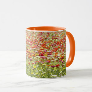Farbige Frühlingsblumen Tasse