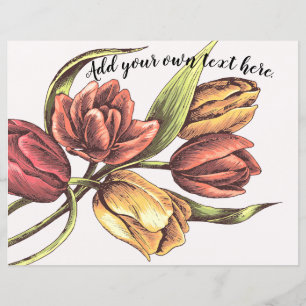 Farbige Frühlingstücher Zeitschrift Scrapbook Pape