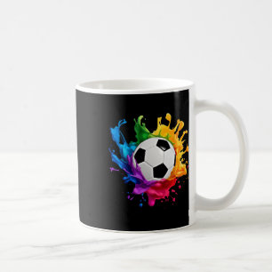 Farbige Fußball-Byll-Sportausrüstung für Männer Fr Kaffeetasse