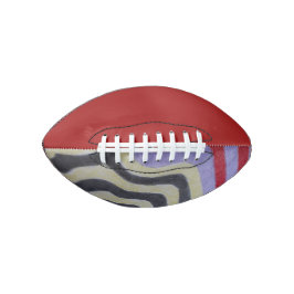Farbige Fußballwellen Football