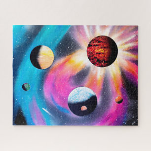 Farbige Galaxie